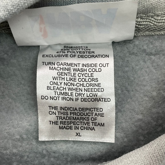 Chicago Bulls NBA Light Grey Cowl Neck Sweatshirt Women's XL NWT - Picture 11 of 13